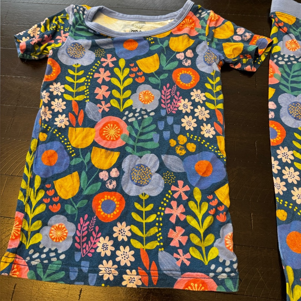 Little Sleepies Folk Floral 18-24 months PJ Set - Picture 2 of 6